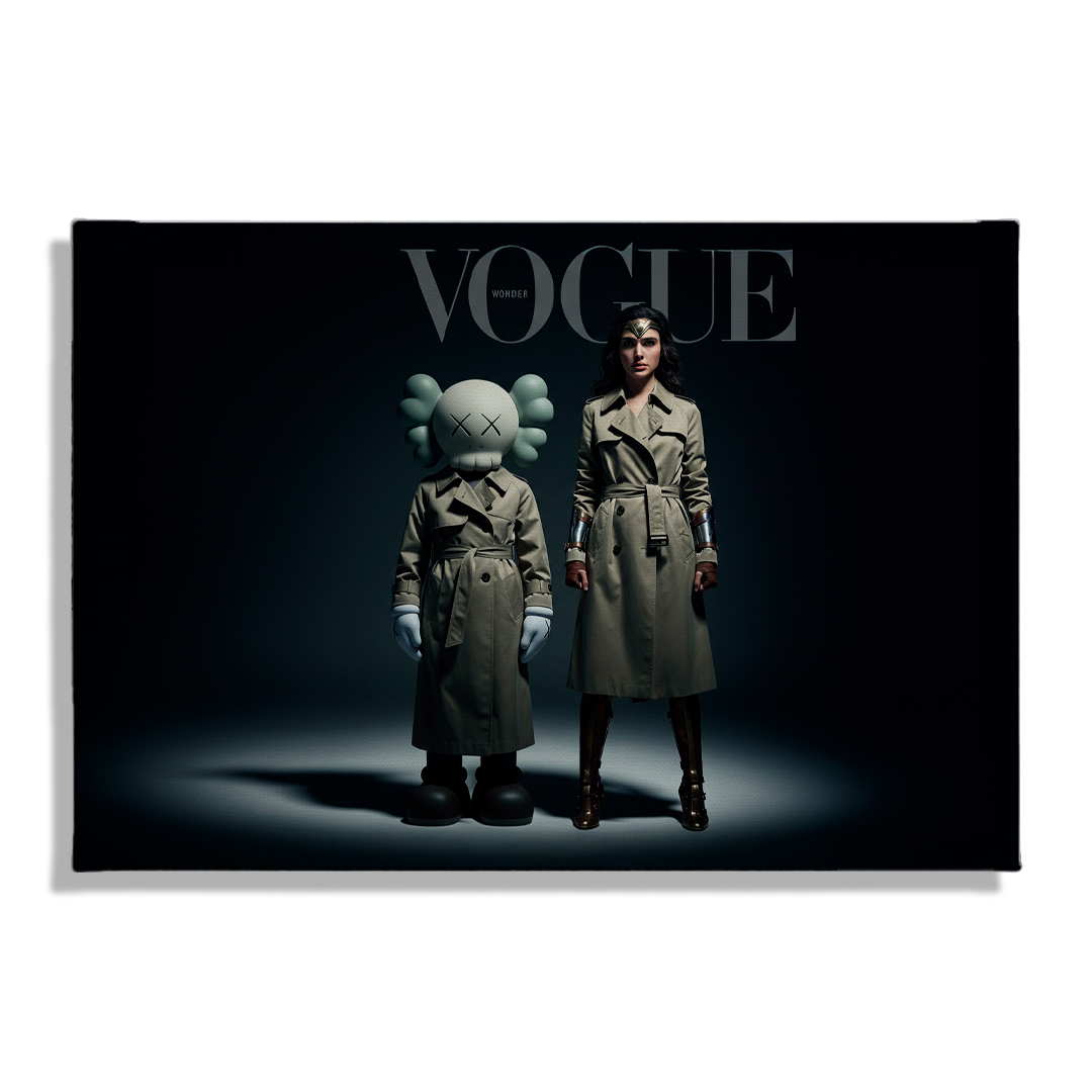 Cuadro Impreso Kaws Vogue