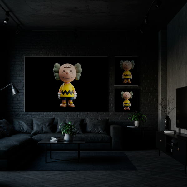 Cuadro Impreso Charly Kaws 3D - Imagen 2